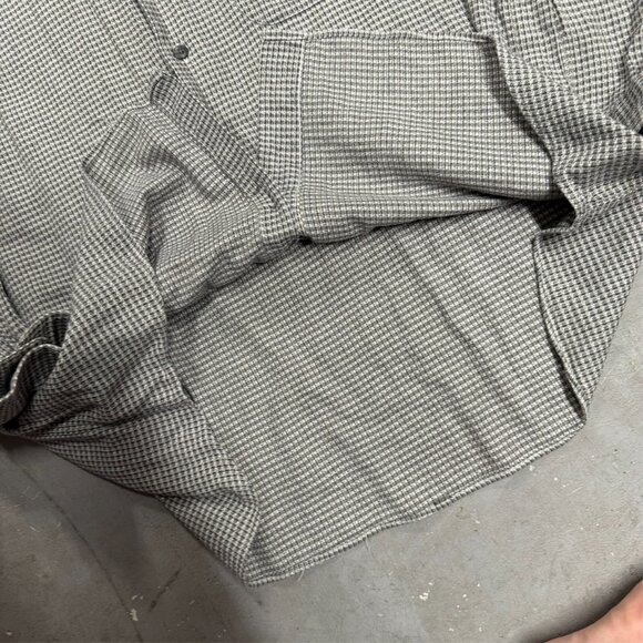 Avanlata Harry Rosen Dress Shirt Textured Cotton Viscose Long Sleeve XL - Picture 7 of 7